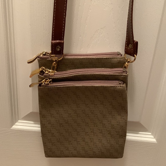 Bags | Crossbody Triplet Faux Designer Mini Bag With Gold Hardware ...